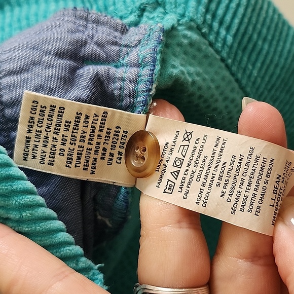 L.L. Bean Women's Turquoise Corduroy Jacket Shacket Medium - Picture 4 of 8